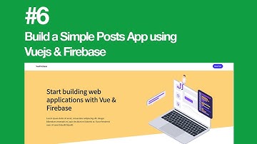 Build a Simple Posts App with Vuejs and Firebase #6 (Post Component & Delete Post)