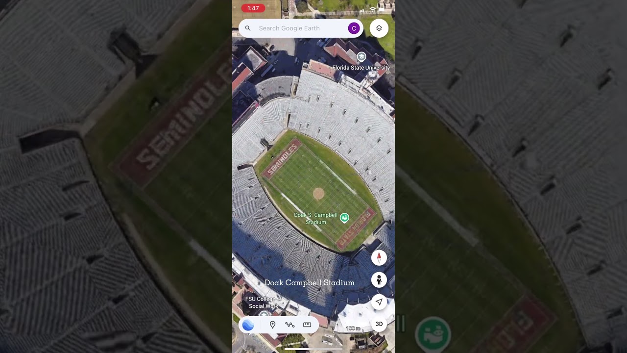 Doak Campbell Stadium, Florida State University, Tallahassee, Florida. 