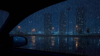 Endless Rain from a Cozy Car Window - Soft Night Storm for Deep Sleep & Relaxation screenshot 1