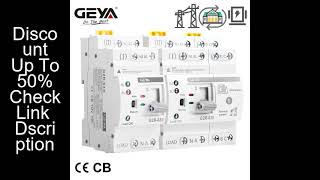 GEYA G2R Smart ATS Din Rail Dual Power Automatic Transfer Switch with Voltage Protection 2P 4P 63A 2