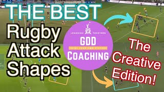 Rugby Attack Structures: Shapes off 9 & 10. Bristol - Clermont - Leinster - Saracens