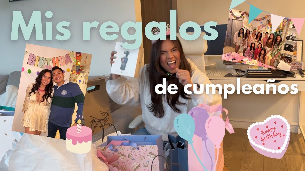 Mis regalos de cumpleaños 🤍🌸 | Viviendo en Canada 