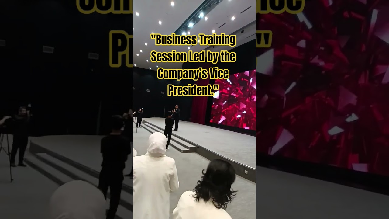 "Business Training Session Led by the Company’s Vice President."
