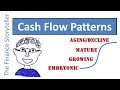 Cash flow patterns across a business lifecycle