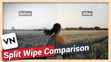 Create Before & After Split Wipe Comparison Effect | VN Video Editor Tutorial