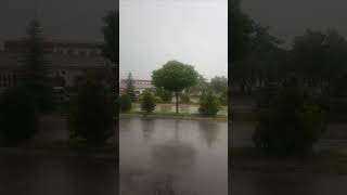 Bu Sene Yaz Gelmeyecek Gibi. Mükemmel Gök Gürültüsü Eşliğinde Afyonkarahisar.