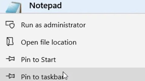 How to pin and unpin Apps to taskbar on Windows 10