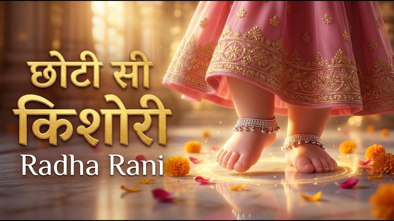 Choti Si Kishori | छोटी सी किशोरी मोरे अंगना में डोले रे | 4K | Saurabh Sahu | Radha Krishna Bhajans