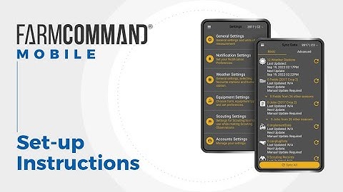 FarmCommand App: Set-up Instructions