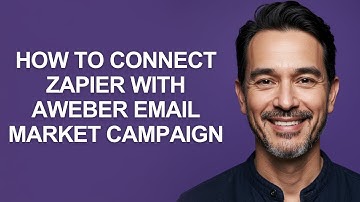 How to Connect Zapier With Aweber Email Market Campaign - KevinHowTo