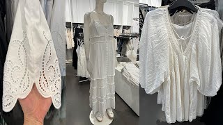 H&M WHITE SUMMER NEW IN  ROMANTIC COLLECTION