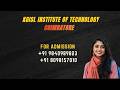 KGISL INSTITUTE OF TECHNOLOGY COIMBATORE AFFORDABLE LOW FEES TOP COLLEGE KGISL INSTITUTE COIMBATORE
