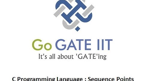 C Programming : Sequence Points