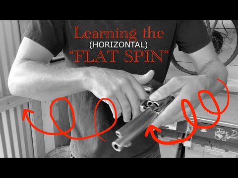 Learning a gunspinning Flat Spin, with Hollywood Armorer and Gun Trainer Joey Dillon.
