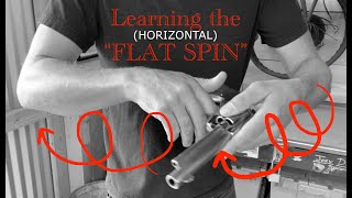 Learning a gunspinning Flat Spin, with Hollywood Armorer and Gun Trainer Joey Dillon.
