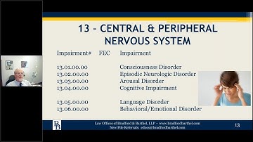 Bradford & Barthel - AMA Guides Chapter 13: Central & Peripheral Nervous System