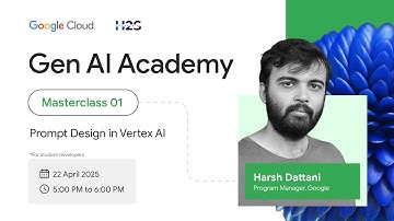 Student Masterclass 01 - Prompt Design in Vertex AI