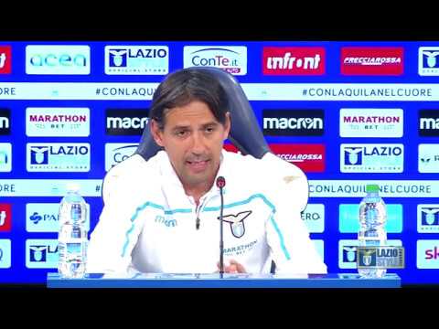 La conferenza stampa di mister Inzaghi alla vigilia di Lazio-ChievoVerona