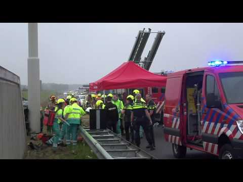 Twee doden na ongeval A73 Belfeld 13-9-2019