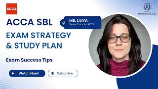 ACCA SBL Exam Orientation | Strategic Business Leader – June 2026