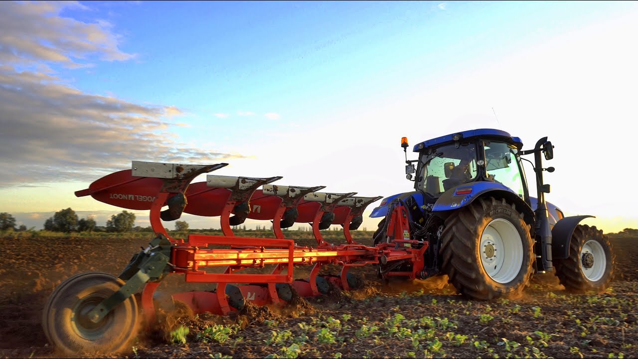 New Holland T6.175 + Vogel Noot XS1050