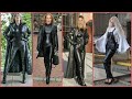 Very Amazing And Stunning Skin tight Pu Leather Jumpsuits Outfit Ideas For Ladies