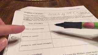 Hatchet- Conflict lesson