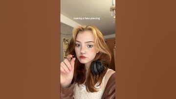 Fake piercing tut🖇️📎 #diy