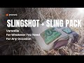 I use The 5.11 Tactical Rapid Sling Pack