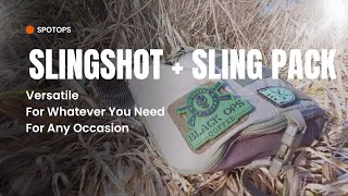 I use The 5.11 Tactical Rapid Sling Pack
