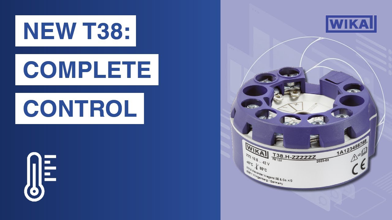 Discover our new temperature transmitter T38 | Complete Control