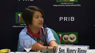 Nancy Binay Not Yet Seeking Re-Election For 2019