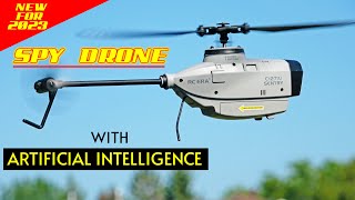 New SPY DRONE HELI is back with Artificial Intelligence  Review of C127AI