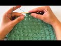 How To Crochet An Easy Stitch / Ideal For Blankets