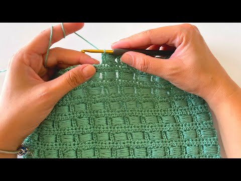 How To Crochet An Easy Stitch / Ideal For Blankets