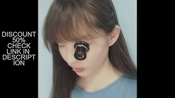 2PCS Portable Mini For Watchmakers Jewelers Eye Loupe Magnifying Glass Loop Magnifier Monocular