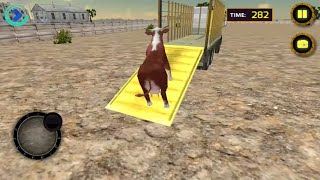 Farm Animals Transporter Truck (iPlay Studio) Animal Transporting Simulator 3D 2017 Android Gameplay screenshot 5