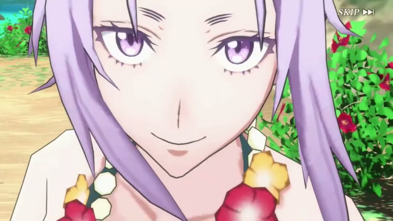 Shion in a bouncy swimsuit: Special move skill 
