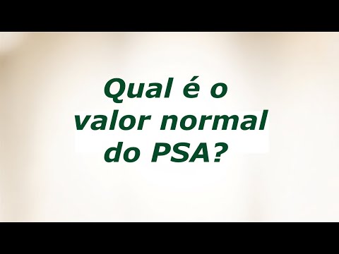 Qual o valor normal do PSA?