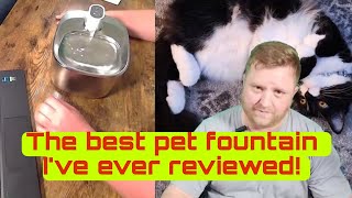 Review: APETDOLA Wireless Pet Water Fountain. Perfect for Cats & Dogs! screenshot 1