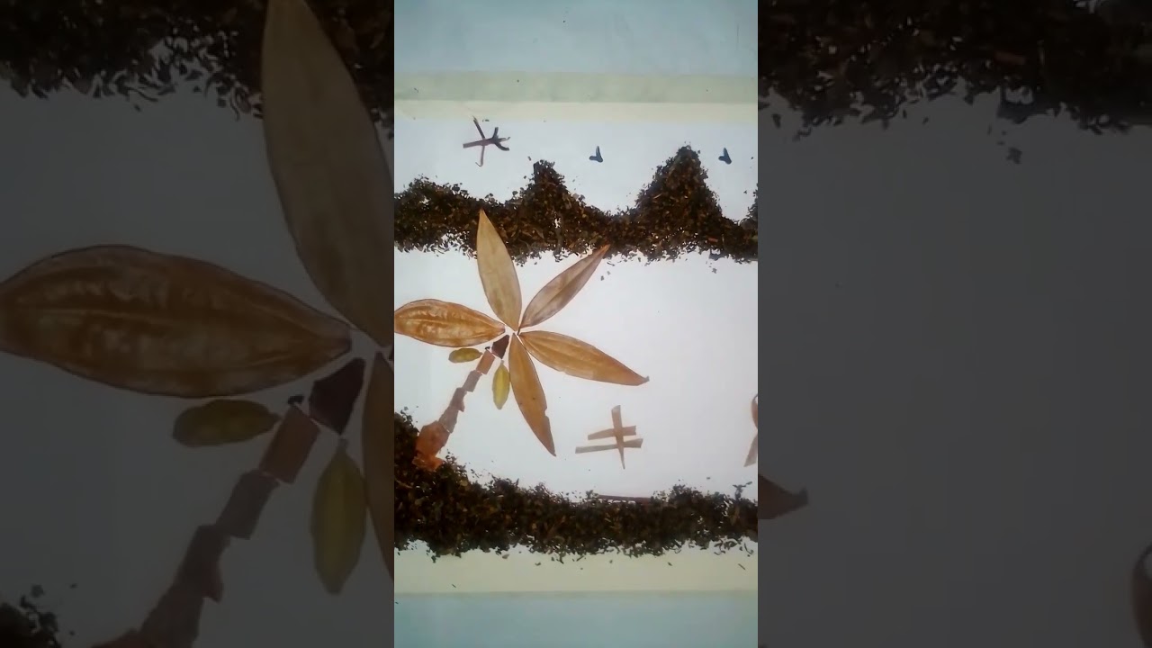 SPice decoration // b.f drawing How to make art with Pakistani spices garam masala decoration ideas