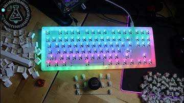 Keyboard Build: Womier K87 TKL (Lubed Gateron Brown)  with Krytox 205g0, Foam, and Clipped Stabs