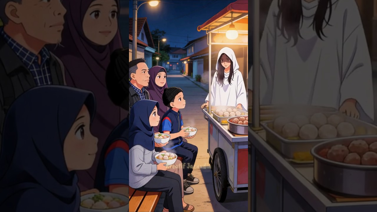 Penjual Bakso Misterius #shorts #animasi #kartun