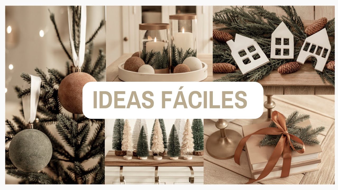 DIYS NAVIDAD 🌲¡¡VAS A QUERER HACER cada una de estas IDEAS!! SE VEN DE LUJO y no cuestan CASI NADA.