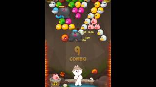 Line bubble game 2 level 414라인버블 레벨 414 LINE バブル2s