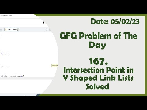 Intersection Point in Y Shaped Linked Lists || C++ || GFG Daily Problem