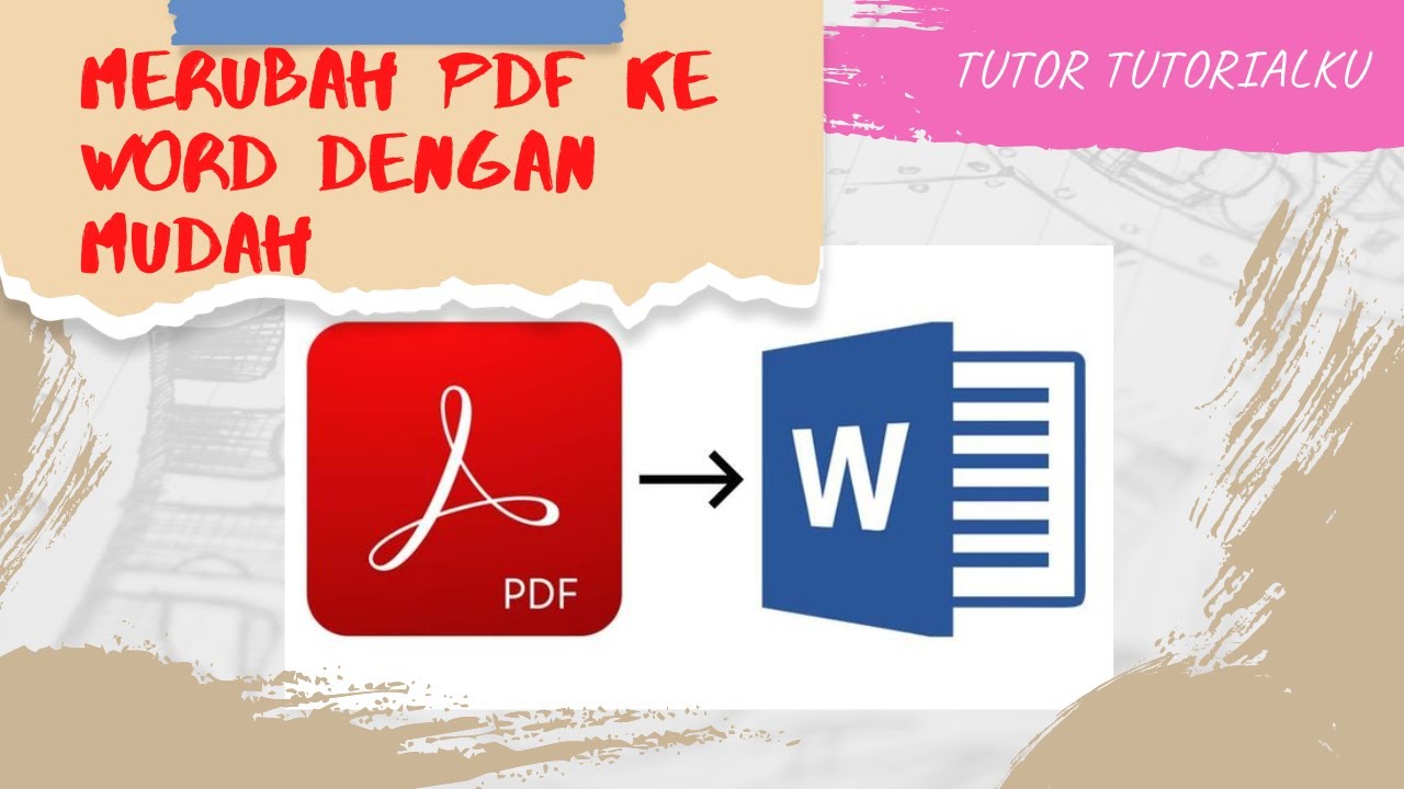 Cara Merubah File PDF Menjadi Word YouTube Cara merubah file pdf menjadi word youtube