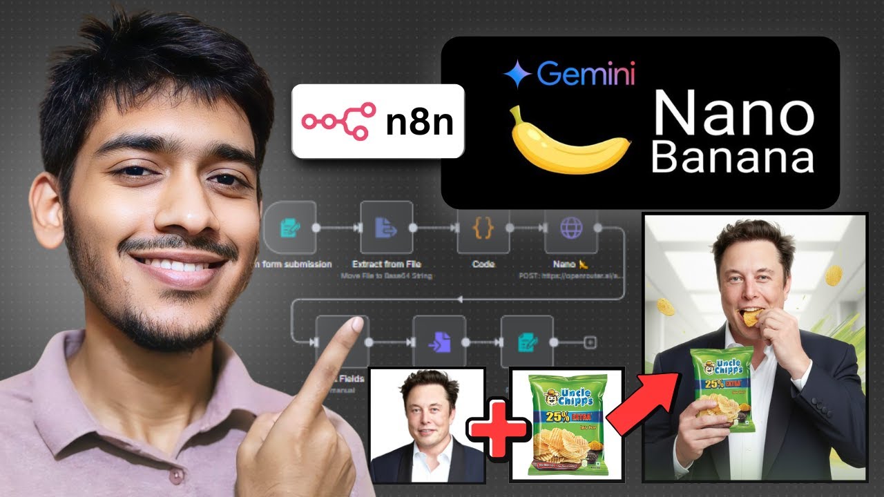 Google's Nano Banana with n8n - FREE