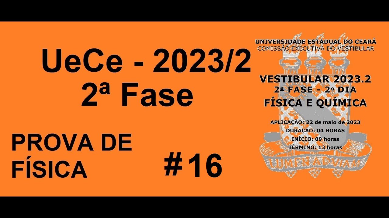 FÍSICA–UeCe–2023/2– 2ª Fase Questão: 16