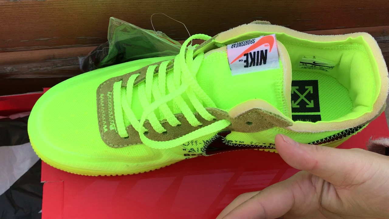 OFF-WHITE NIKE AIR FORCE 1 LOW VOLT AO4606-700
